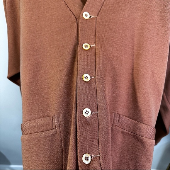 Vintage Rust Cardigan Sweater - Picture 5 of 9